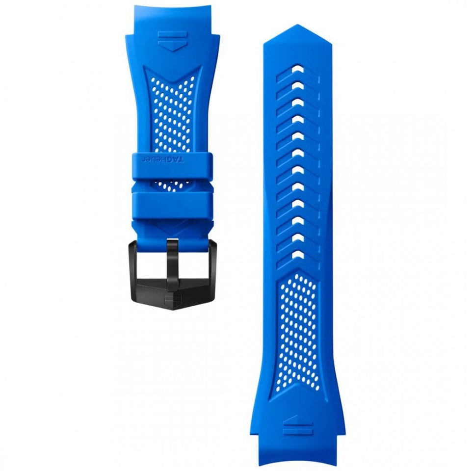 TAG Heuer Connected Blue Rubber Sport Strap Calibre E5 45mm