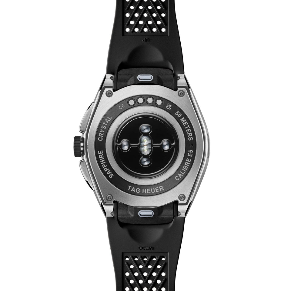 TAG Heuer CONNECTED CALIBRE E5 45mm Black Strap Watch