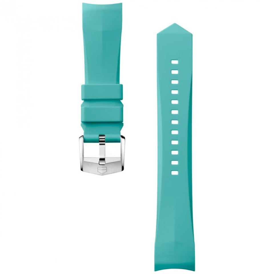 TAG Heuer Connected Light Blue Rubber Strap Calibre E5 40mm