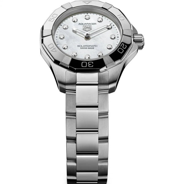 TAG Heuer Ladies Aquaracer Professional 100 Solargraph 28mm Watch