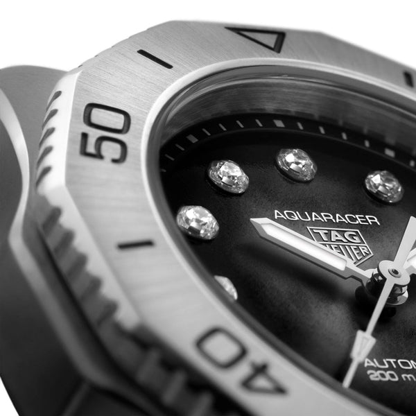 TAG Heuer Ladies Aquaracer Professional 200 Black MoP Auto Watch