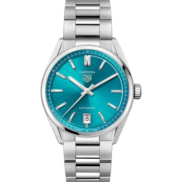 TAG Heuer Ladies Carrera 36mm Turquoise Dial Automatic Watch