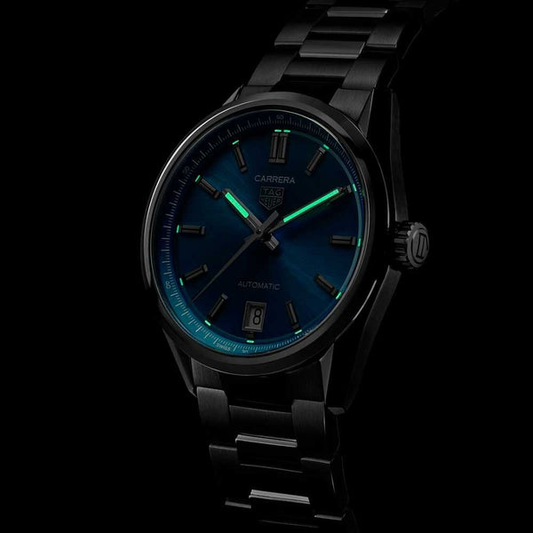 TAG Heuer Ladies Carrera 36mm Turquoise Dial Automatic Watch