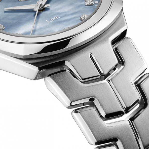 TAG Heuer Ladies Link Diamond Quartz Watch | Blue Mother of Pearl