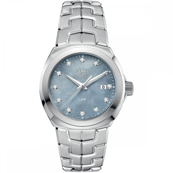 TAG Heuer Ladies Link Diamond Quartz Watch | Blue Mother of Pearl