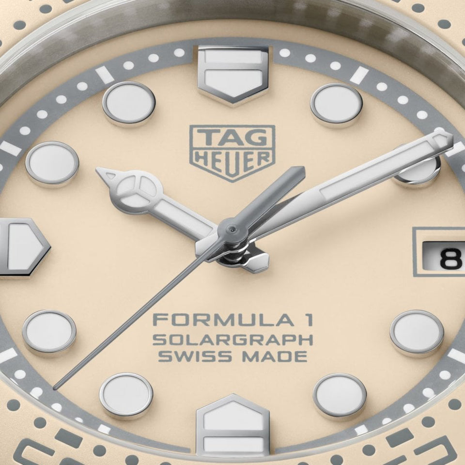 TAG Heuer Limited Edition Formula 1 Solargraph Pastel Beige Watch