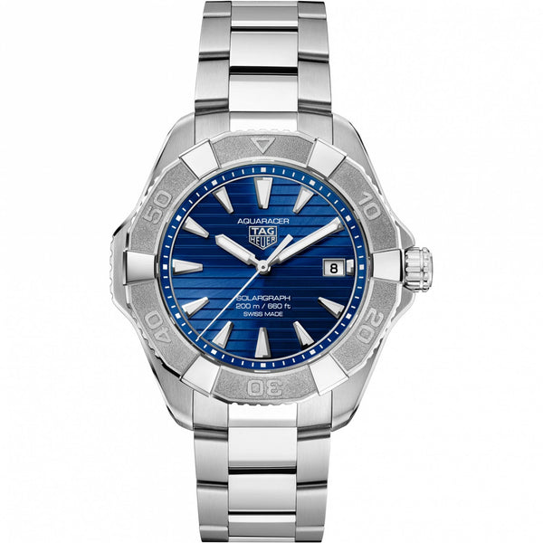 TAG Heuer Men's Aquaracer Professional 200 Solargraph Blue 40mm Watch