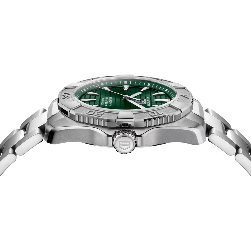 TAG Heuer Men's Aquaracer Professional 200 Solargraph Green Solar Quartz Watch