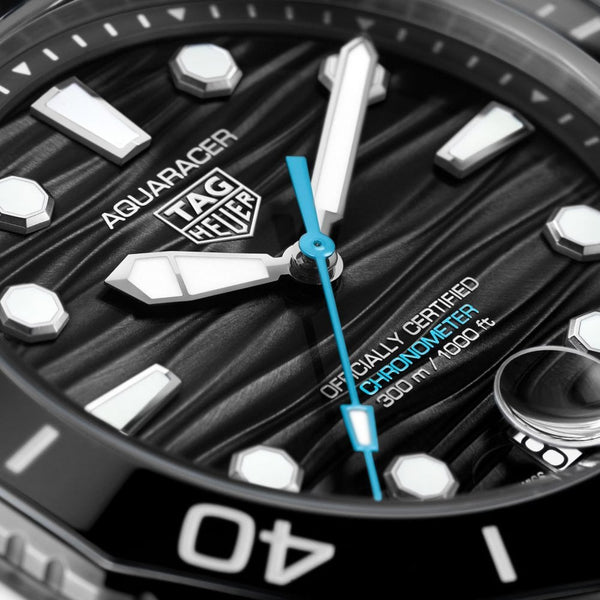 TAG Heuer Men's Aquaracer Professional 300 Black Dial Divers Bracelet Watch