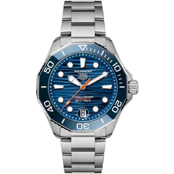 TAG Heuer Men's Aquaracer Professional 300 Blue Dial Divers Bracelet Watch
