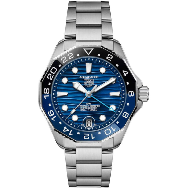 TAG Heuer Men's Aquaracer Professional 300 GMT Blue Watch