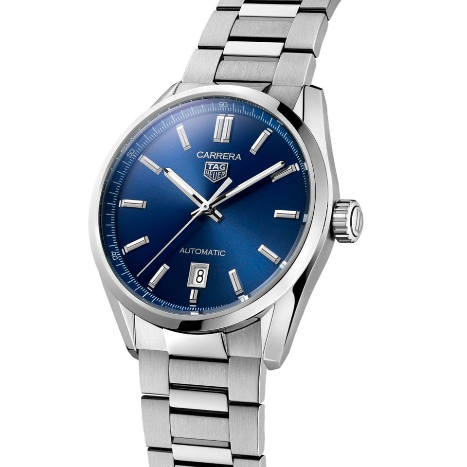 TAG Heuer Men's Carrera 39mm Blue Dial Automatic Watch
