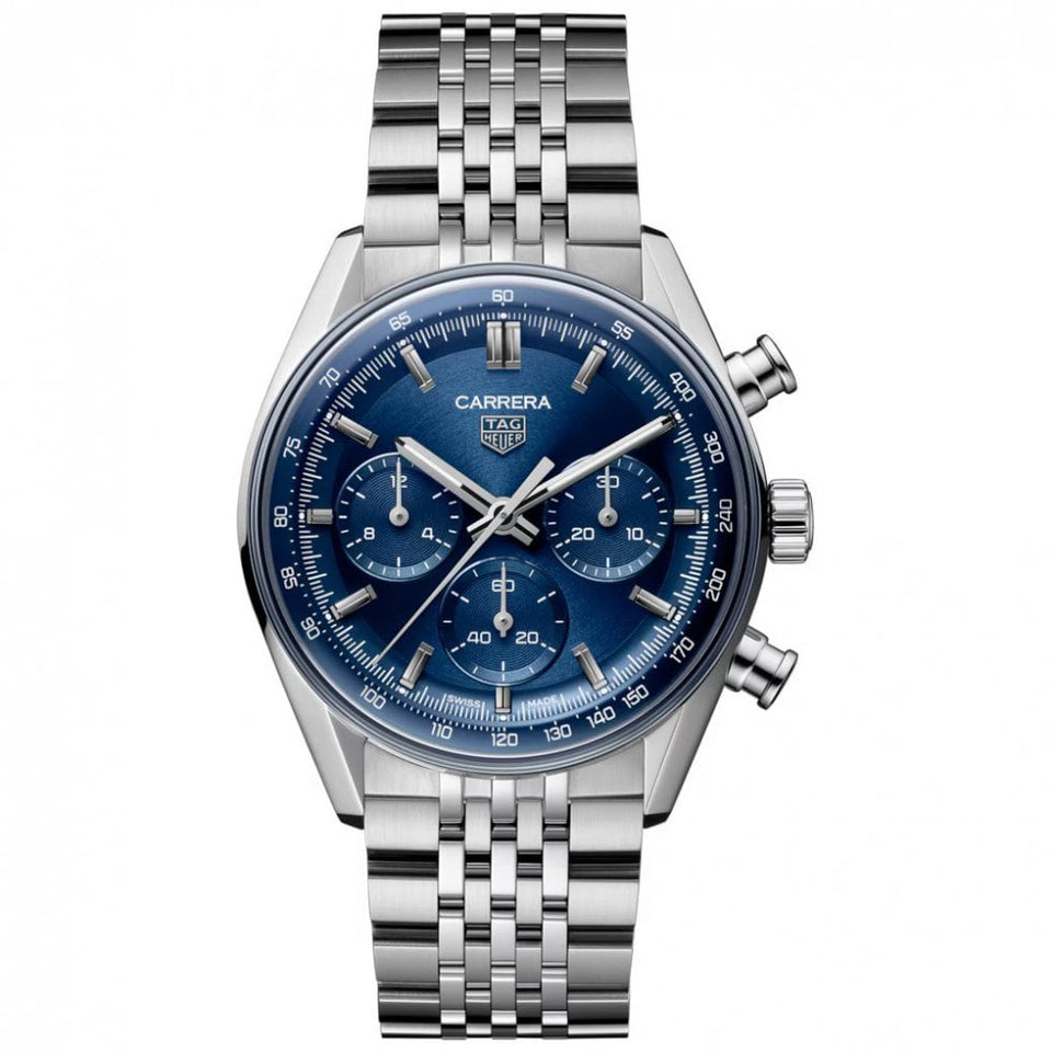 TAG Heuer Men's Carrera Chronograph Blue Dial Watch