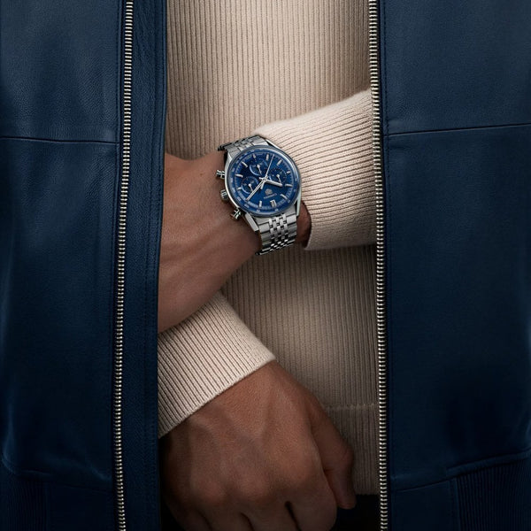 TAG Heuer Men's Carrera Chronograph Blue Dial Watch