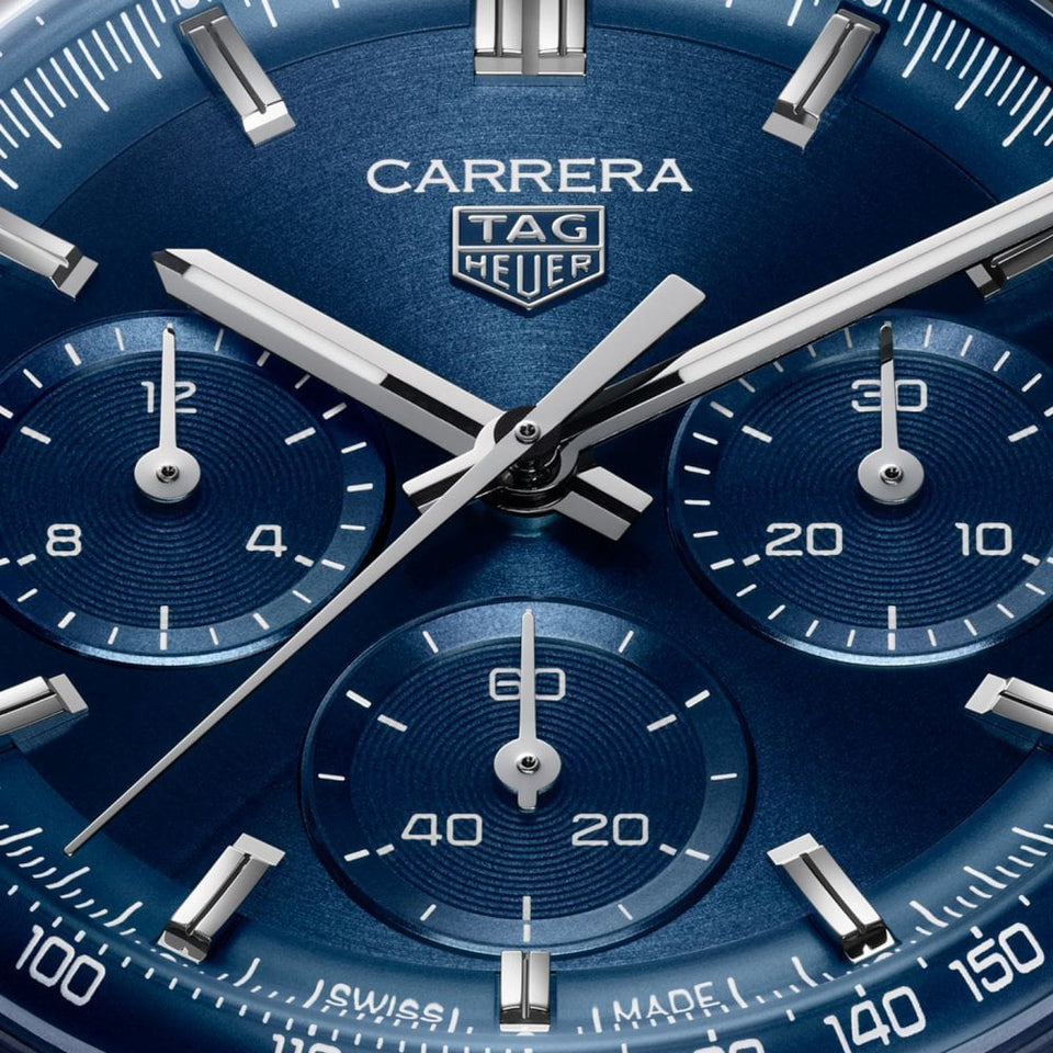 TAG Heuer Men's Carrera Chronograph Blue Dial Watch