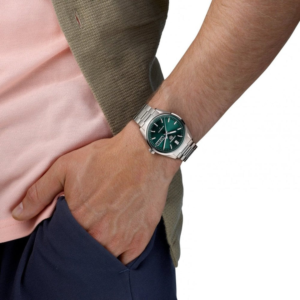 TAG Heuer Men's Carrera Day-Date Automatic 41mm Green Dial Watch