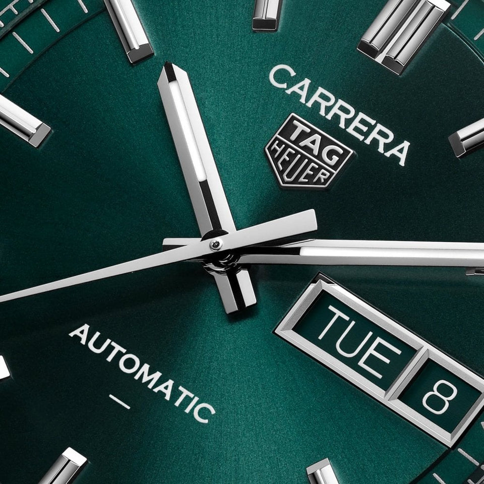 TAG Heuer Men's Carrera Day-Date Automatic 41mm Green Dial Watch