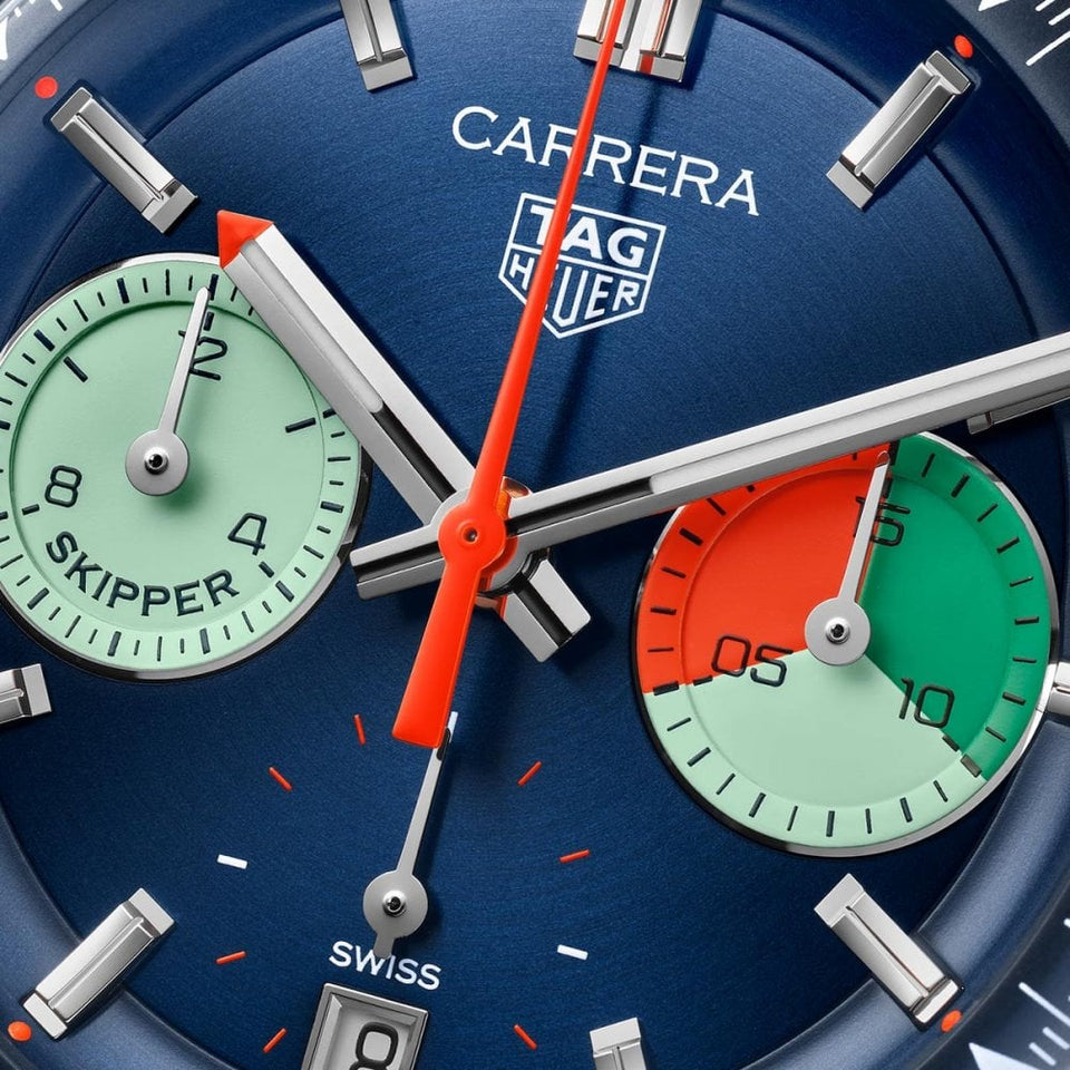 TAG Heuer Men's Carrera Skipper Chronograph 39mm Automatic Watch