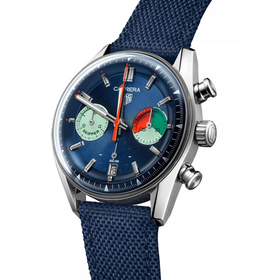 TAG Heuer Men's Carrera Skipper Chronograph 39mm Automatic Watch