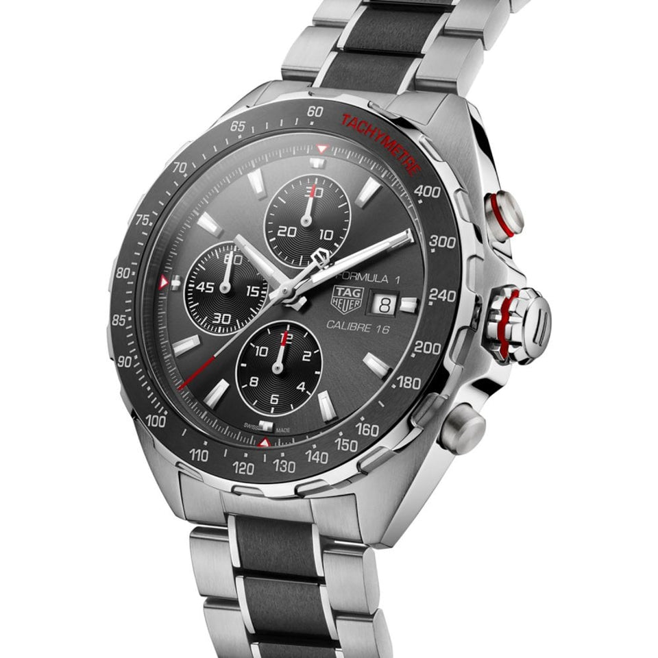 TAG Heuer Men's Formula 1 44mm Steel & Ceramic Watch