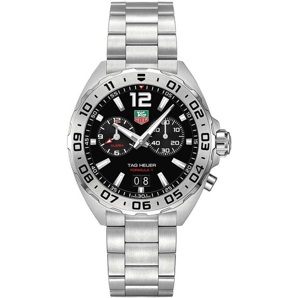 TAG Heuer Men's Formula 1 Alarm Quartz Watch | Black | 41mm
