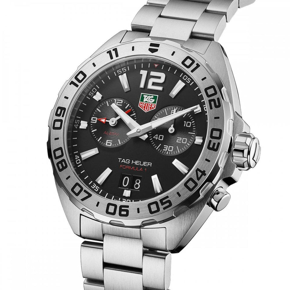 TAG Heuer Men's Formula 1 Alarm Quartz Watch | Black | 41mm