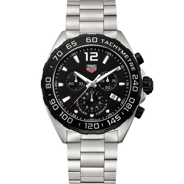 TAG Heuer Men's Formula 1 Quartz Chronograph Watch | Black | 43mm