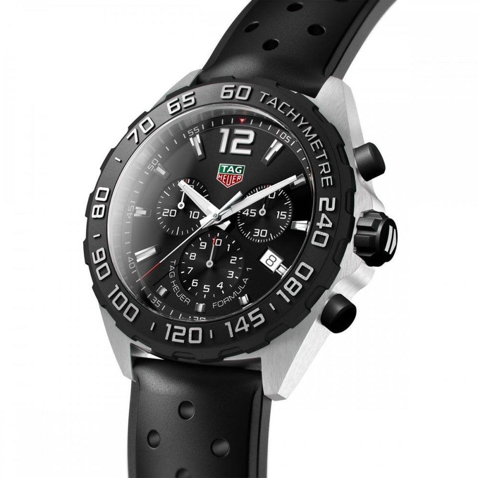 TAG Heuer Men's Formula 1 Quartz Chronograph Watch | Black | 43mm