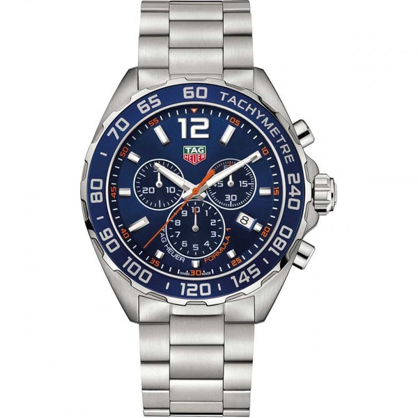 TAG Heuer Men's Formula 1 Quartz Chronograph Watch | Blue | 43mm
