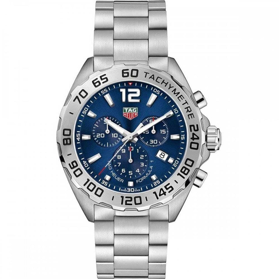 TAG Heuer Men's Formula 1 Quartz Chronograph Watch | Blue | 43mm
