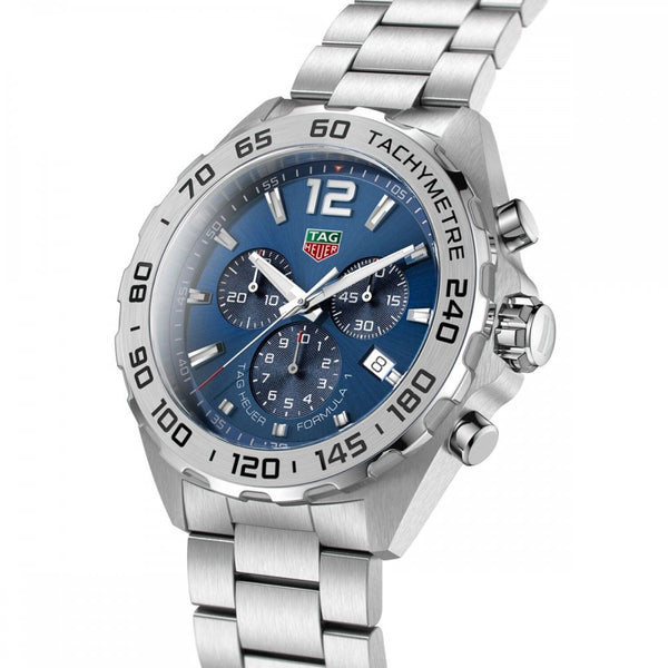 TAG Heuer Men's Formula 1 Quartz Chronograph Watch | Blue | 43mm