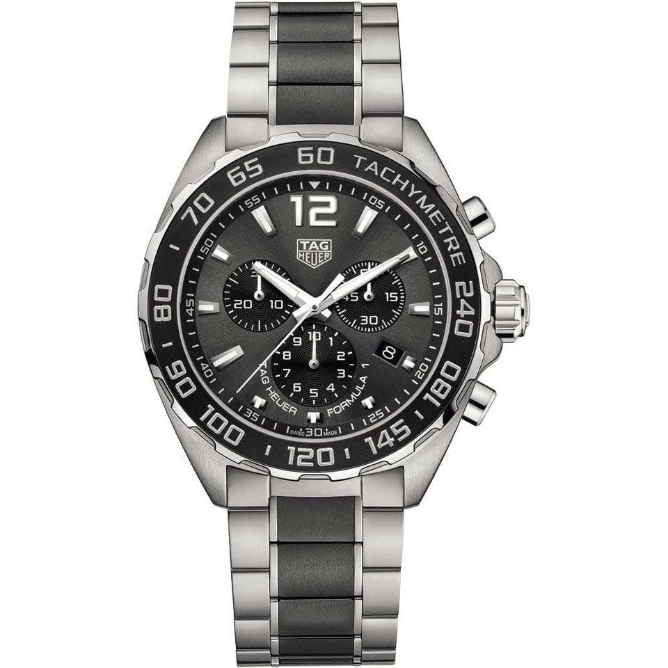 TAG Heuer Men's Formula 1 Quartz Chronograph Watch | Ceramic | 43mm