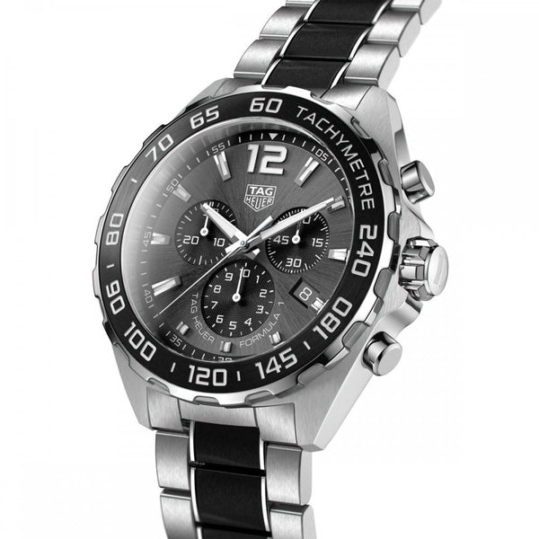 TAG Heuer Men's Formula 1 Quartz Chronograph Watch | Ceramic | 43mm