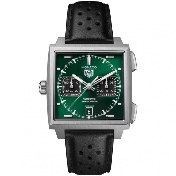 TAG Heuer Men's Monaco Chronograph 39mm Racing Green Watch