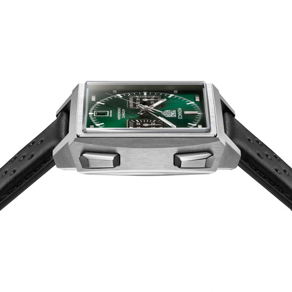 TAG Heuer Men's Monaco Chronograph 39mm Racing Green Watch