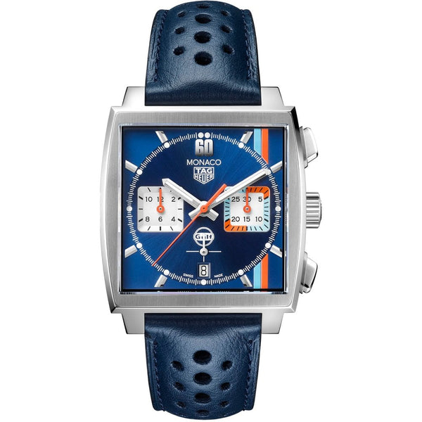 TAG Heuer Men's Monaco X Gulf Special Edition Chronograph Watch