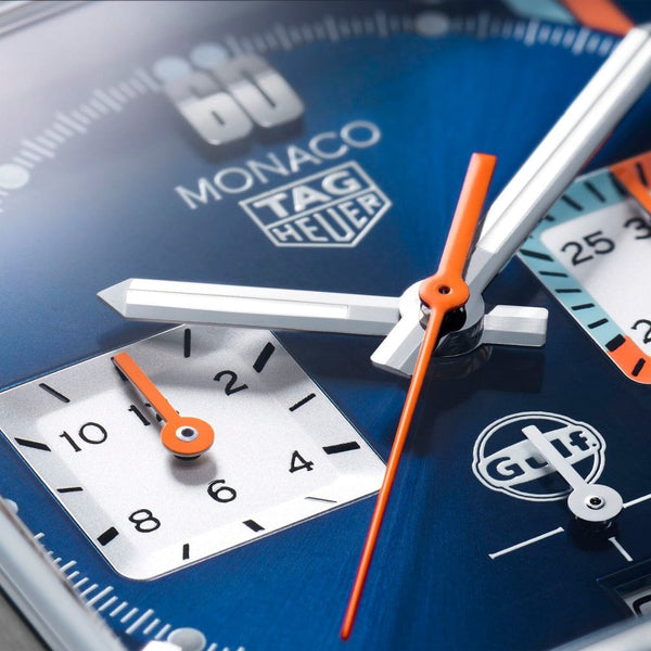 TAG Heuer Men's Monaco X Gulf Special Edition Chronograph Watch