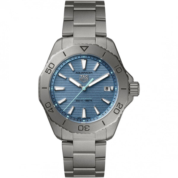 TAG Heuer Men's Professional 200 Solargraph 40mm Titanium Watch