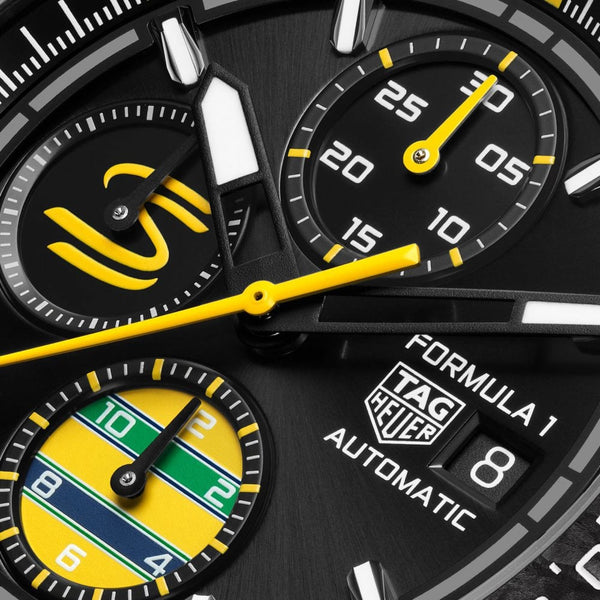TAG Heuer Men's Special Edition Formula 1 Chronograph x Senna Automatic Watch