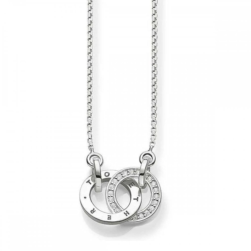 Thomas Sabo Diamond Together Forever Interlink Necklace