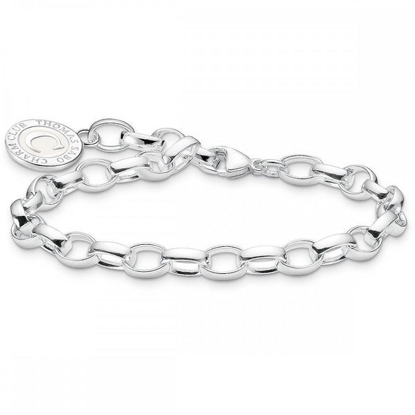 Thomas Sabo Chunky Silver Charm Bracelet with Coin