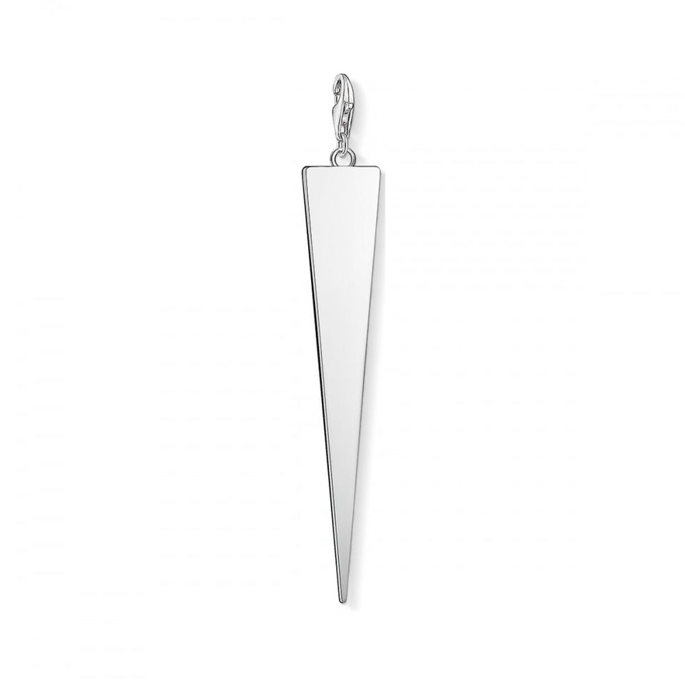 Thomas Sabo Long Silver Skinny Triangle Charm