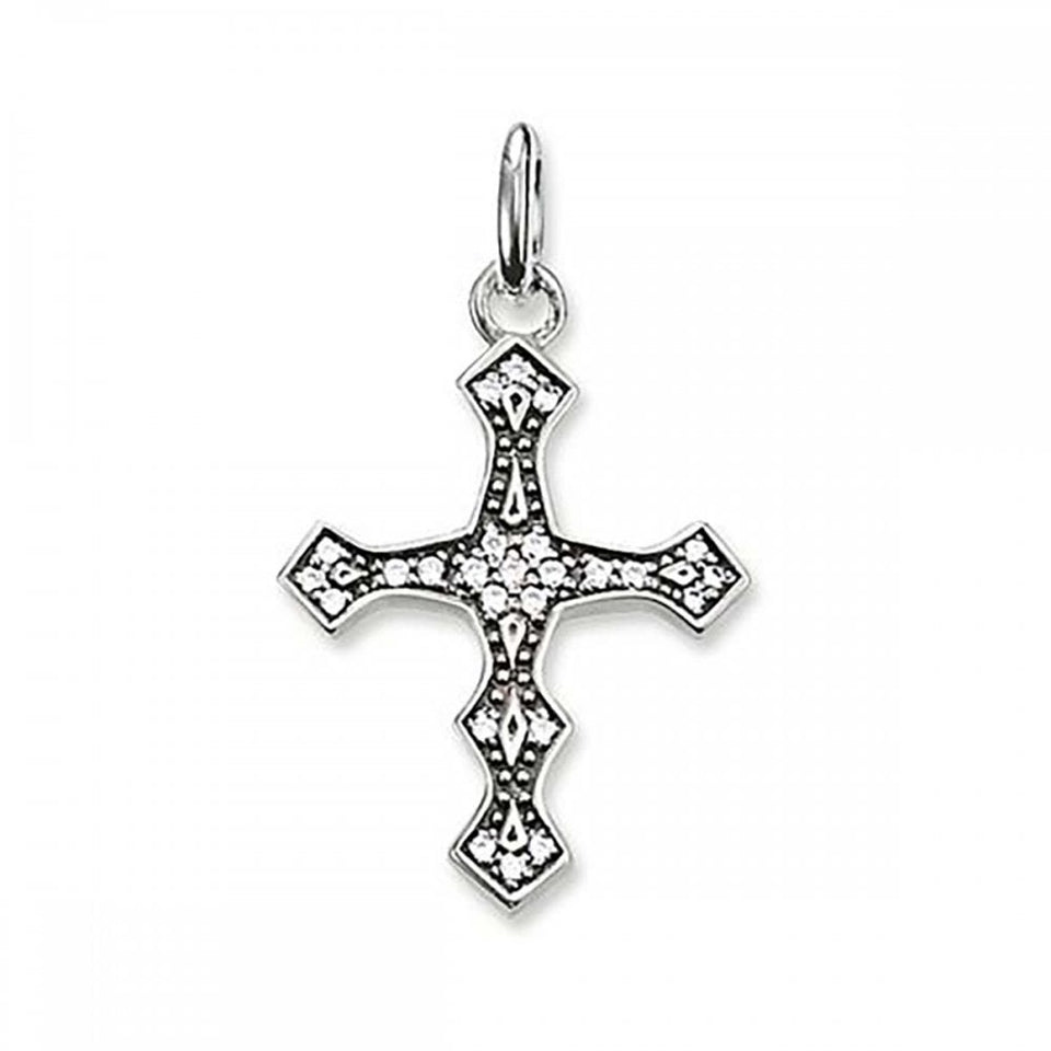 Thomas Sabo Oxidised Fancy Cross Pendant