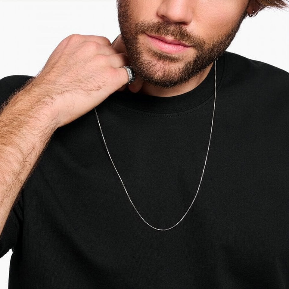 Thomas Sabo Venezia Chain Blackened Silver 50cm