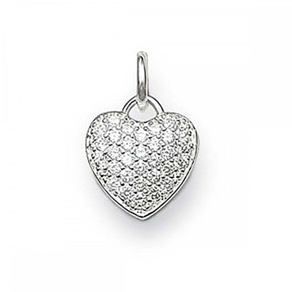 Thomas Sabo Pave Stone Set Heart Pendant