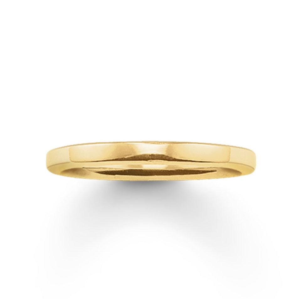 Thomas Sabo Plain Gold Plated Ring
