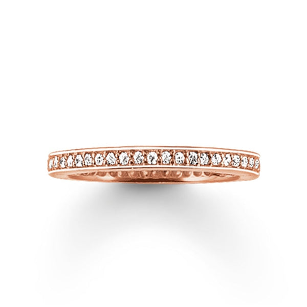 Thomas Sabo Rose Gold Plated Eternity Ring