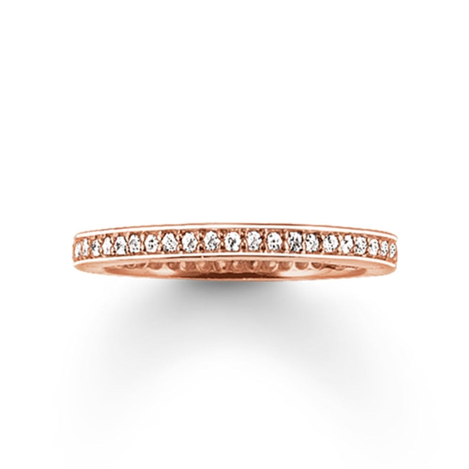 Thomas Sabo Rose Gold Plated Eternity Ring