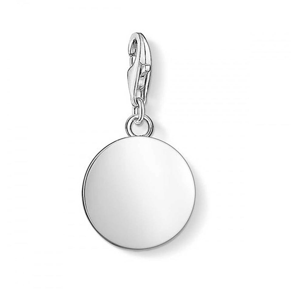Thomas Sabo Silver Plain Disc Pendant