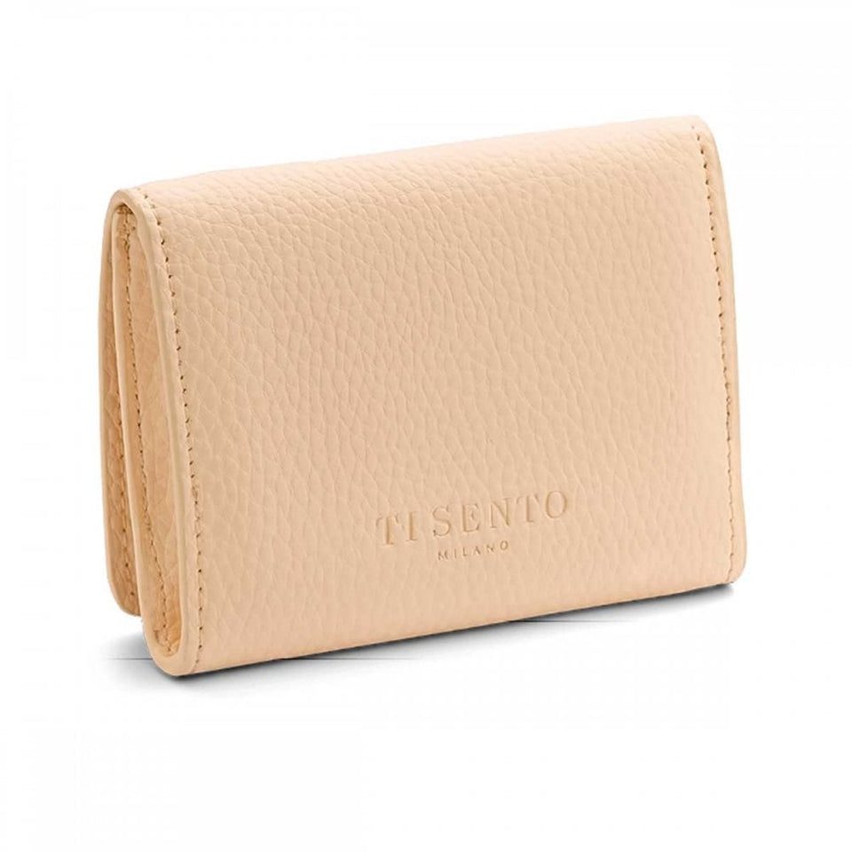 Ti Sento Ladies Milano Nude Leather Wallet